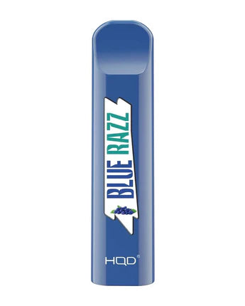 HQD Cuvie Blue Razz Disposable Vape Device with a tangy and sweet blue raspberry flavor