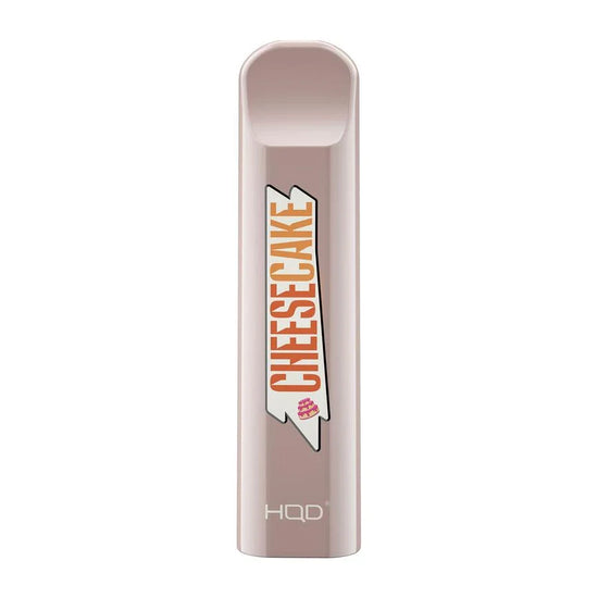 HQD Cuvie Cheesecake Disposable Vape Device with a creamy and sweet cheesecake dessert flavor