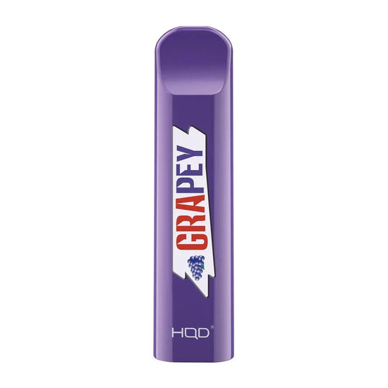 HQD Cuvie Grapey Disposable Vape Device featuring a sweet and juicy grape flavor
