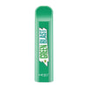 HQD Cuvie Green Blast Disposable Vape Device with a refreshing burst of green apple and citrus