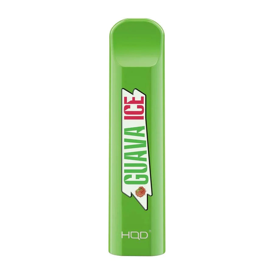 HQD Cuvie Guava Ice Disposable Vape Device blending exotic guava with a cool menthol finish