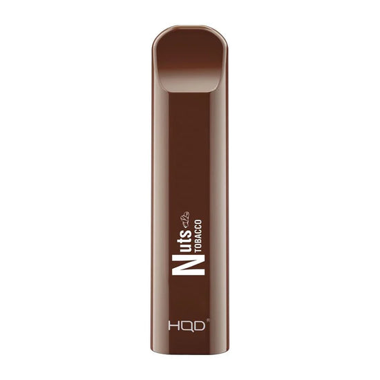 HQD Cuvie Nuts Tobacco Disposable Vape Device with a rich tobacco flavor and nutty undertones