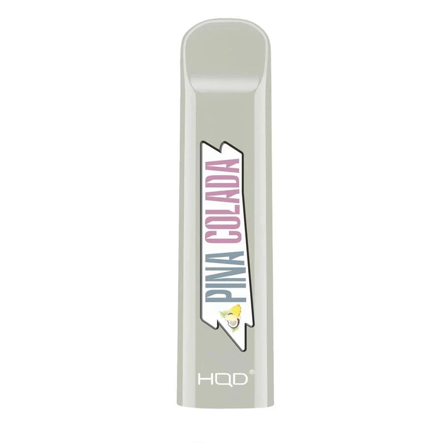 HQD Cuvie Pina Colada Disposable Vape Device blending coconut and pineapple for a tropical escape