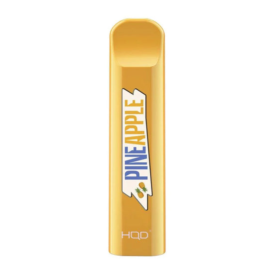 HQD Cuvie Pineapple Disposable Vape Device offering a tropical and sweet pineapple burst