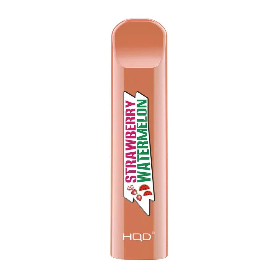 HQD Cuvie Strawberry Watermelon Disposable Vape Device blending sweet strawberries with juicy watermelon
