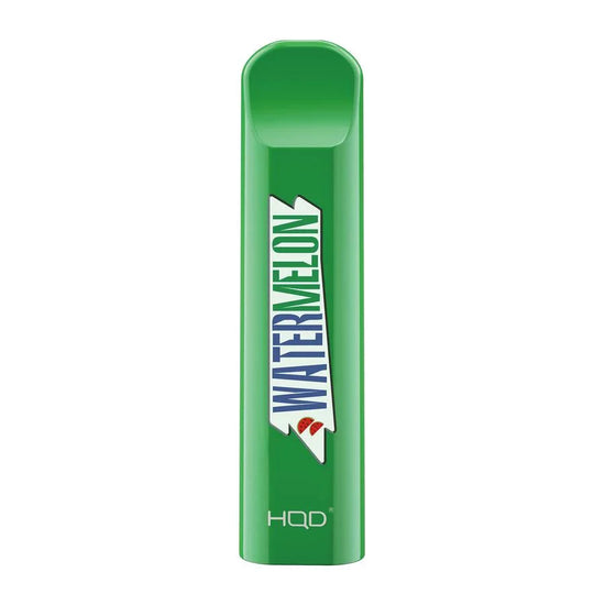 HQD Cuvie Watermelon Disposable Vape Device with a refreshing and juicy watermelon taste