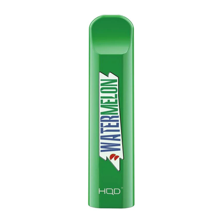 HQD Cuvie Watermelon Disposable Vape Device with a refreshing and juicy watermelon taste