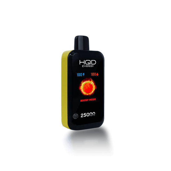 HQD Cuvie Everest Miami Mint 25K disposable vape with crisp mint and smooth cooling sensation