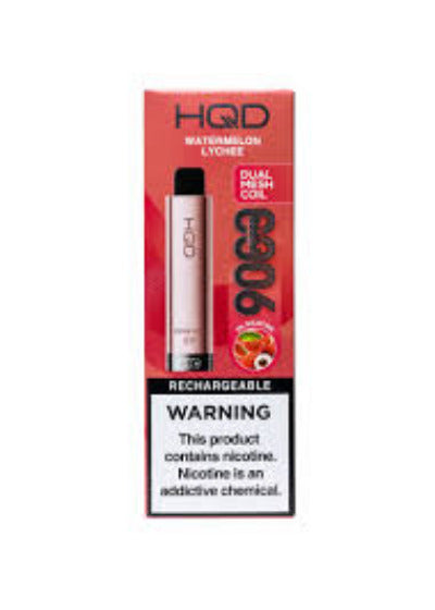 HQD Cuvie Plus 2.0 Watermelon Lychee Disposable Vape mixing juicy watermelon with exotic lychee