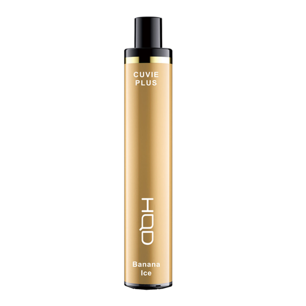 HQD Cuvie Plus Banana Ice Vape featuring ripe banana sweetness with an icy cool finish for a refreshing hi