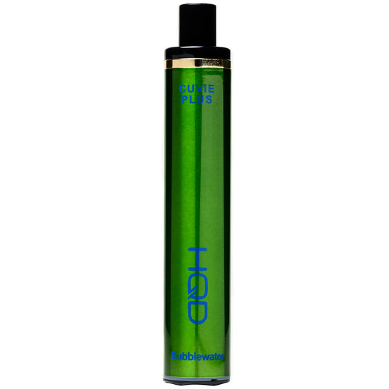 HQD Cuvie Plus Bubblewater Vape featuring a nostalgic, fizzy bubblegum-inspired flavor with a fruity twist