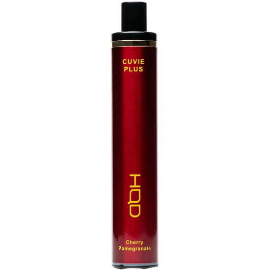 HQD Cuvie Plus Cherry Pomegranate Vape blending bold cherry with tart pomegranate for a rich, fruity taste