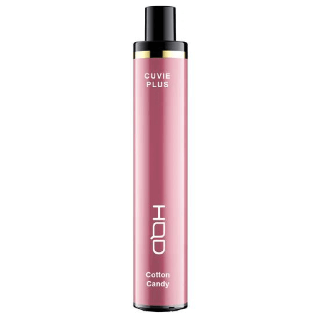 HQD Cuvie Plus Cotton Candy Vape capturing the sweet, fluffy essence of carnival-style cotton candy