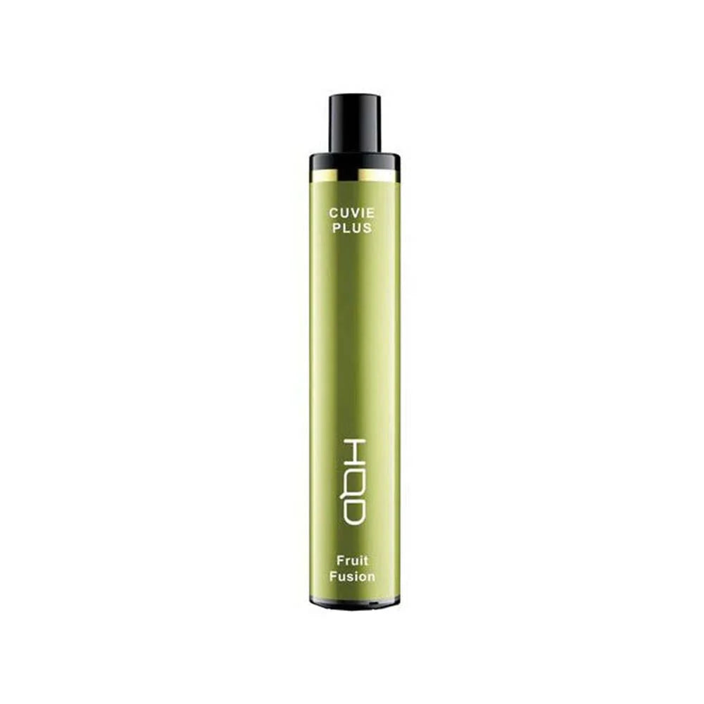 HQD Cuvie Plus Fruit Fusion Vape featuring a perfectly blended mix of tropical and classic fruit flavors
