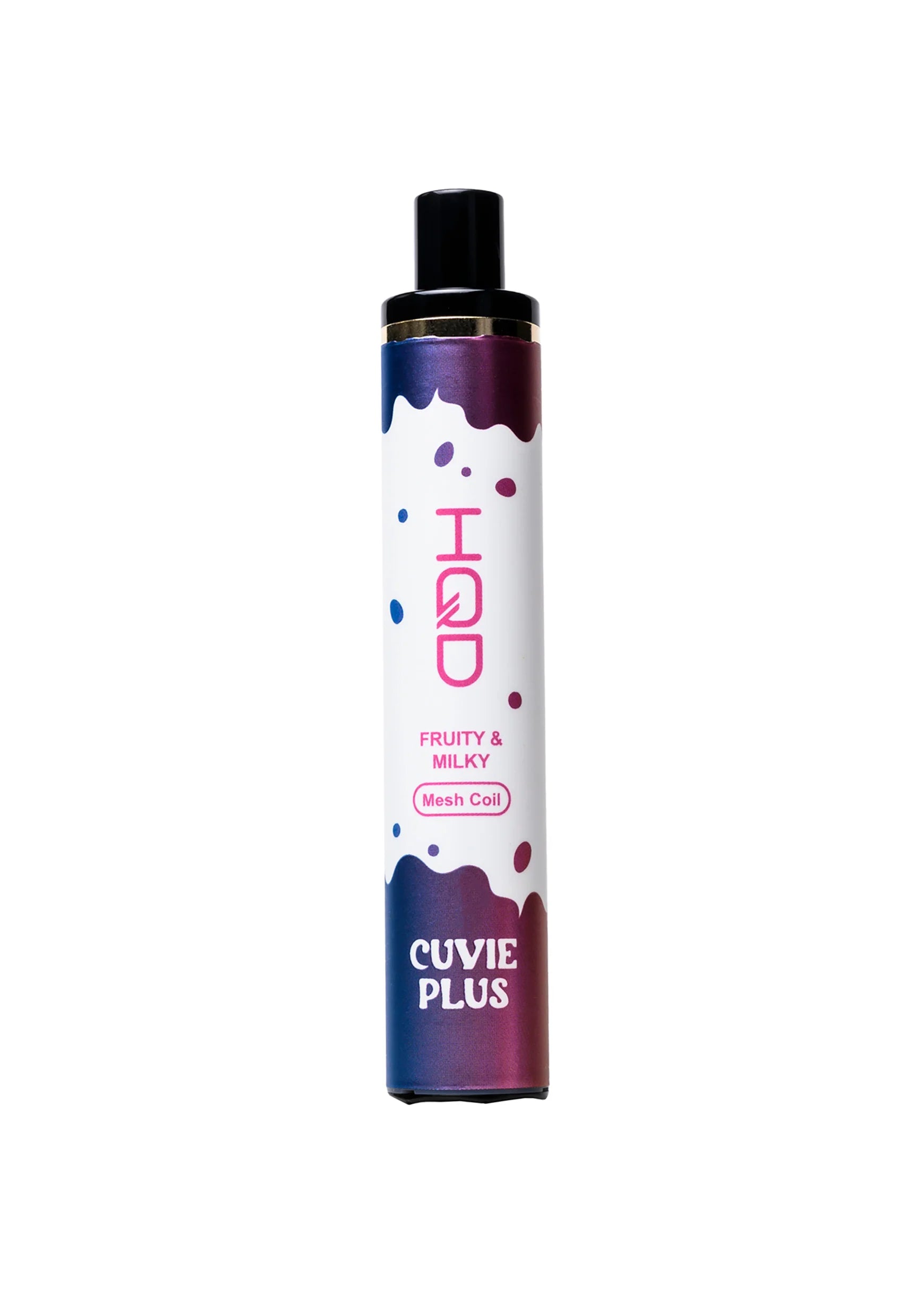  HQD Cuvie Plus Fruity & Milky Vape blending sweet fruit flavors with a smooth, creamy finish