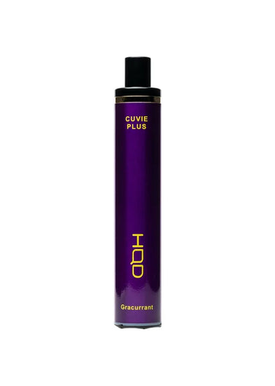 HQD Cuvie Plus Gracurrant Vape offering a tart, refreshing blackcurrant and grape fusion