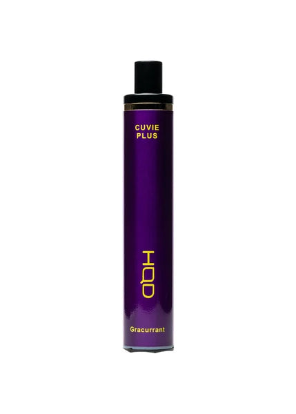 HQD Cuvie Plus Gracurrant Vape offering a tart, refreshing blackcurrant and grape fusion