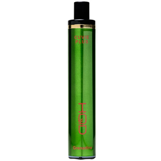 HQD Cuvie Plus Grenadine Vape featuring a rich pomegranate and cherry-inspired taste