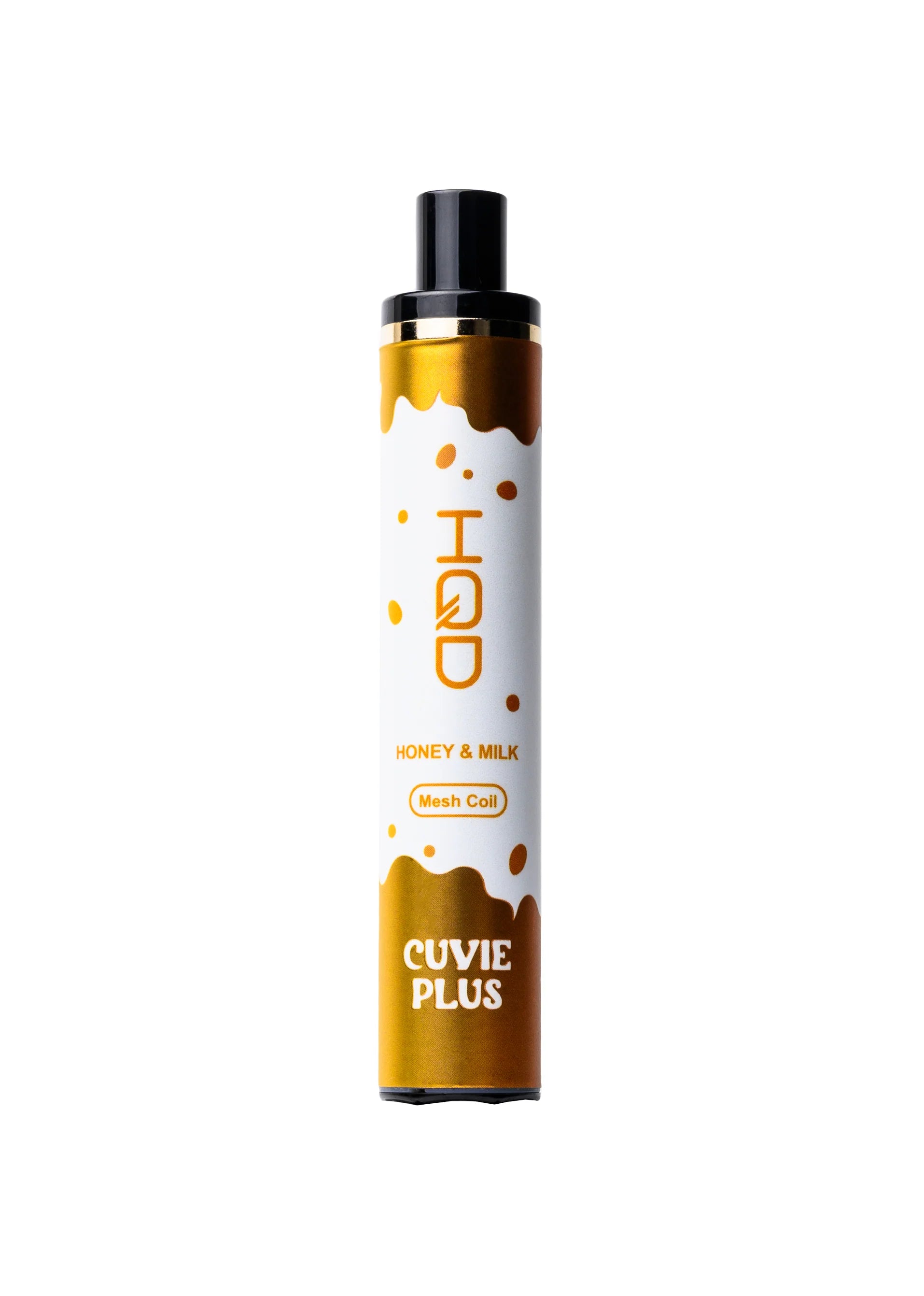 HQD Cuvie Plus Honey & Milk Vape blending smooth, creamy milk with natural honey sweetness