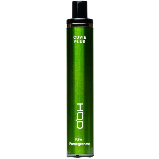 HQD Cuvie Plus Kiwi Pomegranate Vape blending tropical kiwi with tart pomegranate