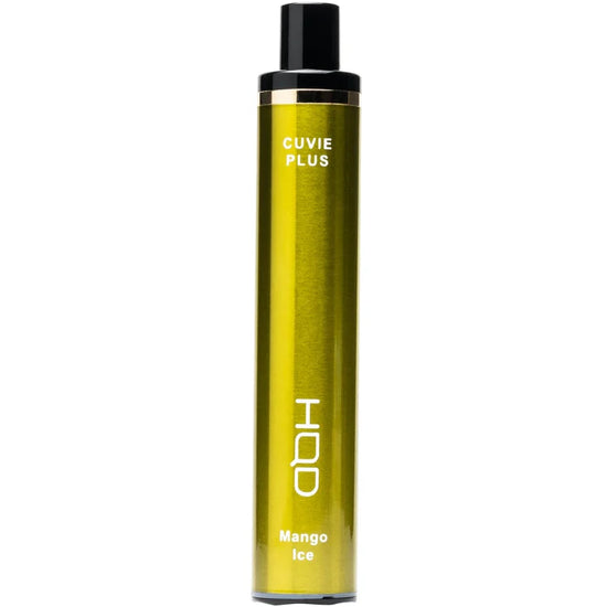 HQD Cuvie Plus Mango Ice Vape featuring juicy mango with a refreshing menthol chill