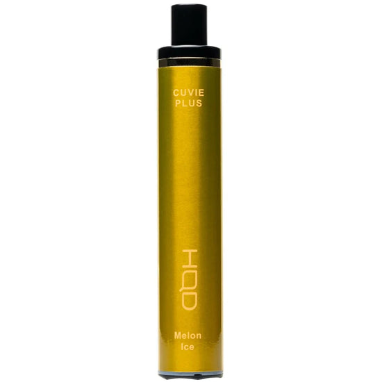 HQD Cuvie Plus Melon Ice Vape offering a juicy melon flavor with a cool, icy finish