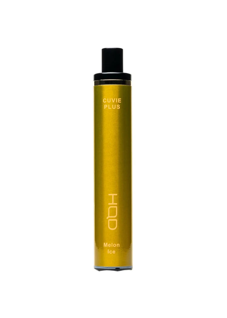 HQD Cuvie Plus Melon Ice Vape offering a juicy melon flavor with a cool, icy finish