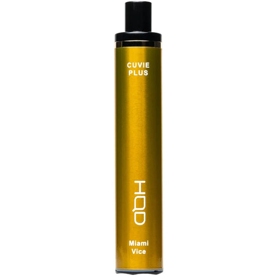 HQD Cuvie Plus Miami Vice Vape featuring a vibrant mix of tropical fruits with an icy finish
