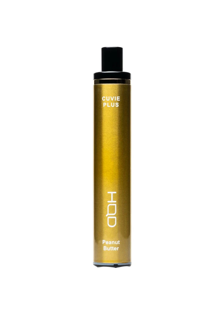 HQD Cuvie Plus Peanut Butter Vape delivering a smooth, creamy peanut butter flavor with a nutty finish