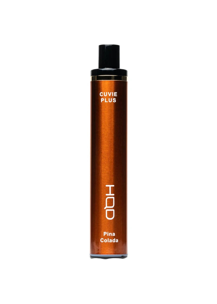 HQD Cuvie Plus Pina Colada Vape combining creamy coconut and juicy pineapple for a tropical escape
