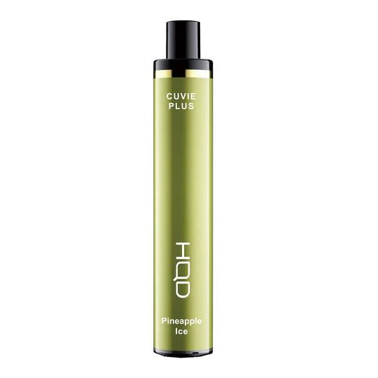 HQD Cuvie Plus Pineapple Ice Vape blending tropical pineapple with an icy menthol exhale