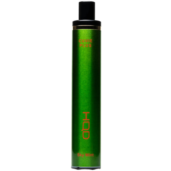 HQD Cuvie Plus Sky Mint Vape featuring a smooth, cooling mint with a refreshing finish
