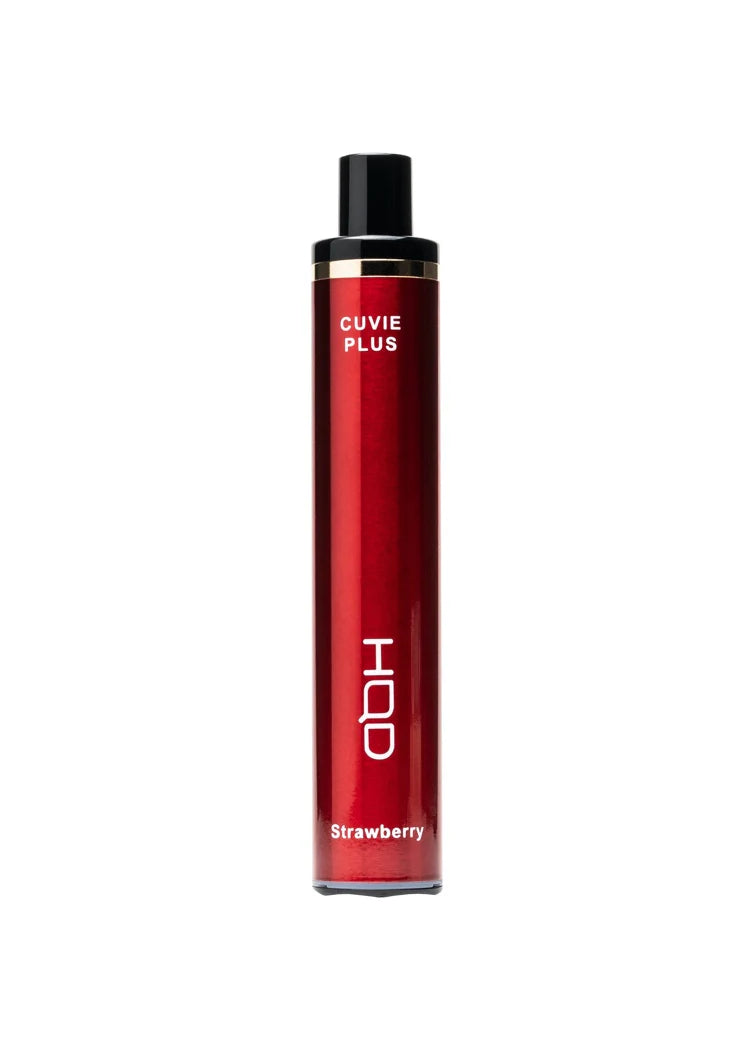 HQD Cuvie Plus Strawberry Vape offering the fresh, juicy taste of ripe strawberries