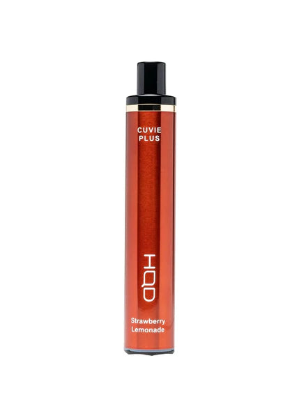 HQD Cuvie Plus Strawberry Lemonade Vape delivering the perfect balance of sweet strawberries and tart lemonade
