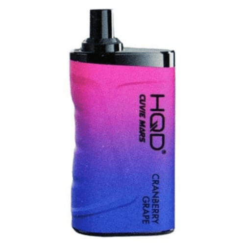 HQD Mars 8000 Cranberry Grape Disposable Vape with a tart and juicy flavor