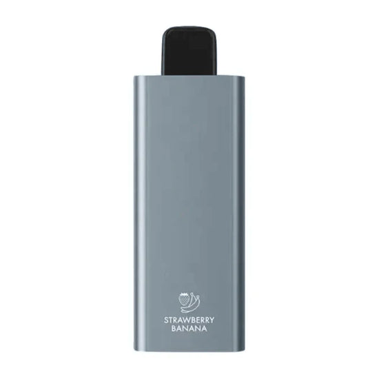 HQD Slick 6000 Strawberry Banana Disposable Vape with a creamy and fruity flavor
