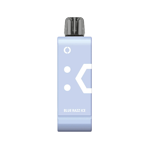 Off-Stamp SW9000 Blue Razz Ice disposable vape with tangy blue raspberry and icy menthol finish