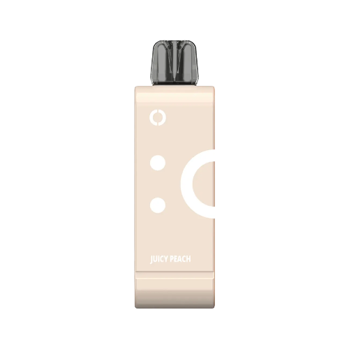 Off-Stamp SW9000 Juicy Peach disposable vape with ripe peach flavor and smooth juicy finish