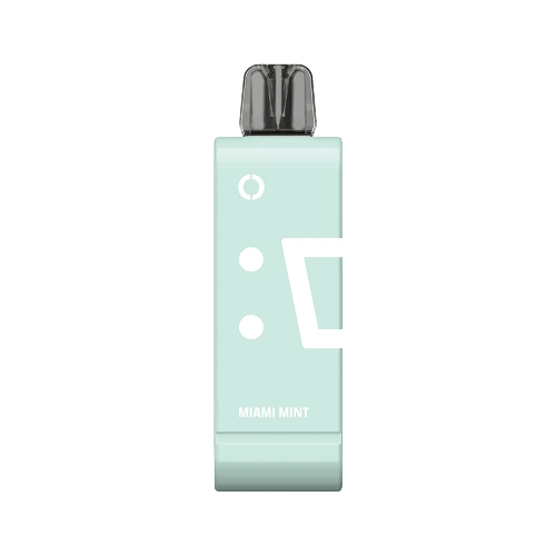 Off-Stamp SW9000 Miami Mint disposable vape with crisp mint and cool coastal chill flavor