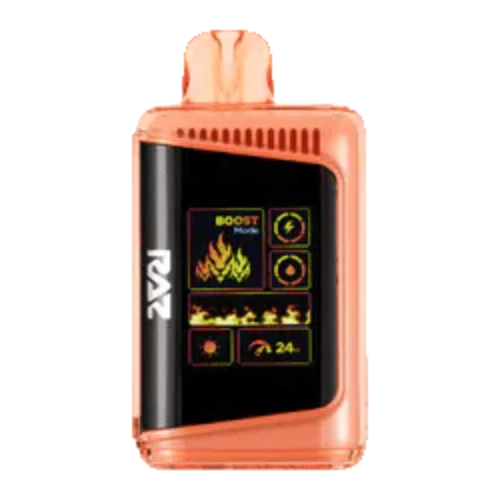 Raz LTX 25K Georgia Peach vape capturing the sweet and juicy flavor of fresh Georgia peaches