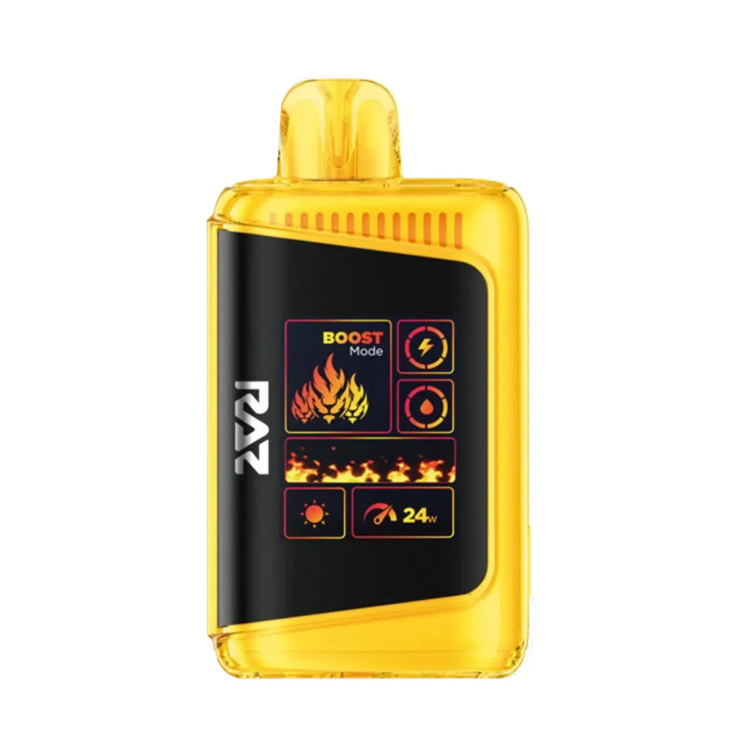 Raz LTX 25K Mango Loco vape featuring a tropical mango explosion with a smooth finish