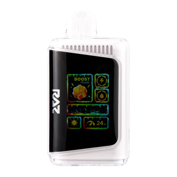 Raz LTX 25K White Grape Gush vape delivering a sweet and juicy white grape flavor