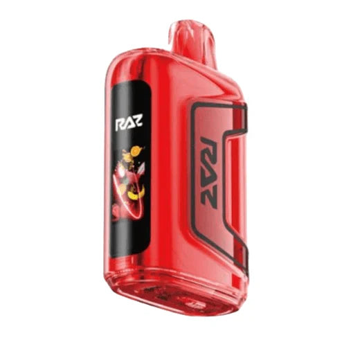 Raz TN9000 Disposable Vape in Black Cherry Peach flavor, featuring rich black cherry and juicy peach notes for a sweet and tangy profile