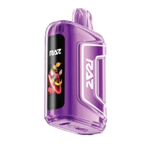 Raz TN9000 Disposable Vape in Tropical Storm flavor, blending multiple tropical fruits for an exotic and refreshing taste