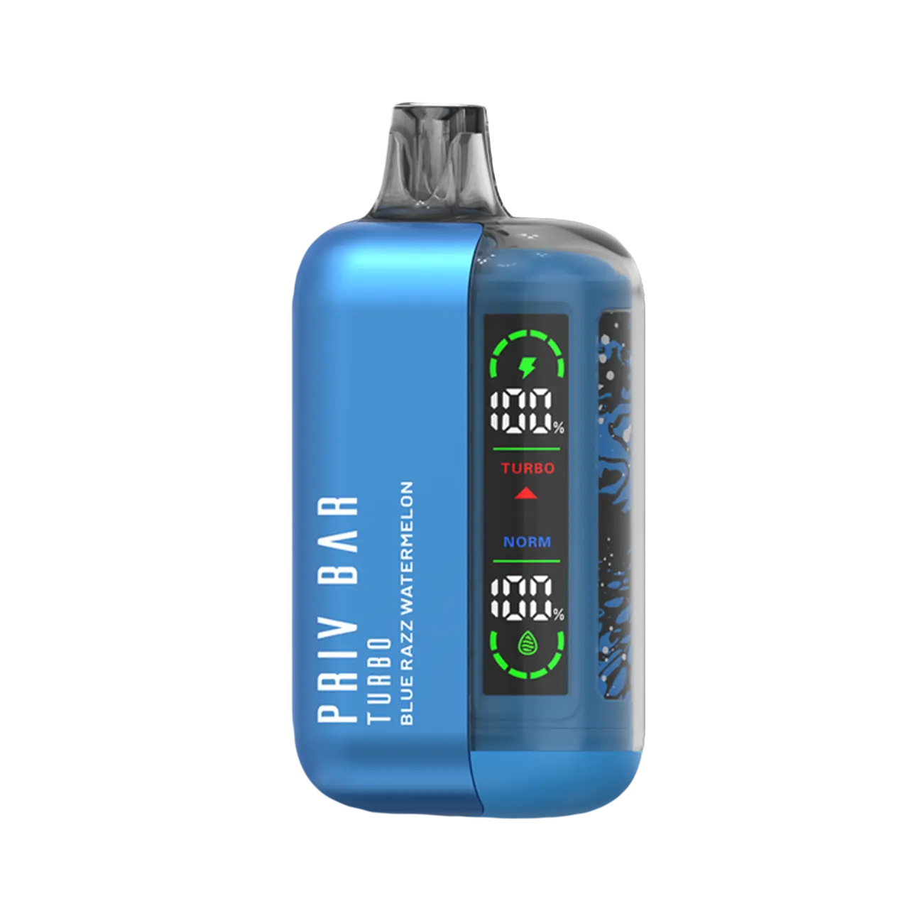 Smok Priv Bar Turbo Blue Razz Watermelon disposable vape with tart blue raspberry and juicy watermelon