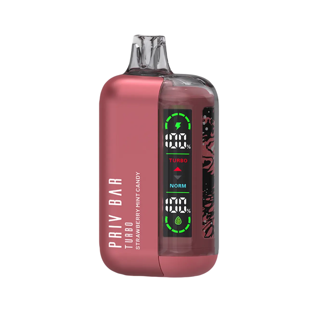  Smok Priv Bar Turbo Strawberry Mint Candy disposable vape with sweet strawberry mint and candy chill