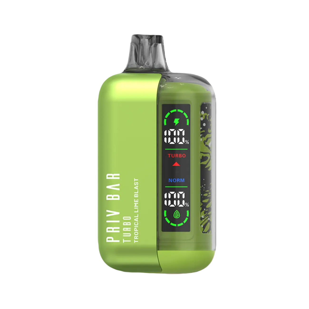 Smok Priv Bar Turbo Tropical Lime Blast disposable vape with citrus lime and mixed tropical fruit explosion