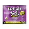 Torch Hulk Maxx'd Berry Blast gummies 2000mg with a bold mix of sweet and tart berry flavors and potent THC blend