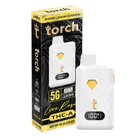 Torch Live Rosin THC A Blend 5g Super Lemon Cookies – Sweet lemon and cookie flavor with a crisp, citrusy finish