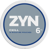 Zyn Nicotine Pouches in Chill flavor offering a smooth and mild nicotine experience with a subtle cooling sensation for all-day enjoyment